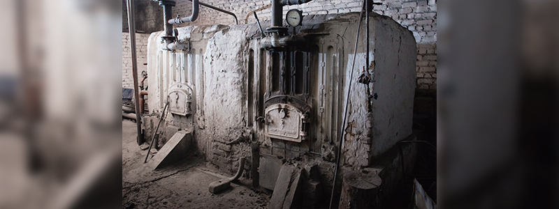 Монтаж котла «Универсал 5М»